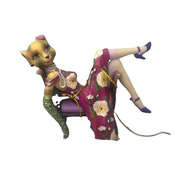 Alley Cats Margaret Le Van Sexy Katty Diva Retired Ornament 3” Figurine Collect - Picture 15 of 15